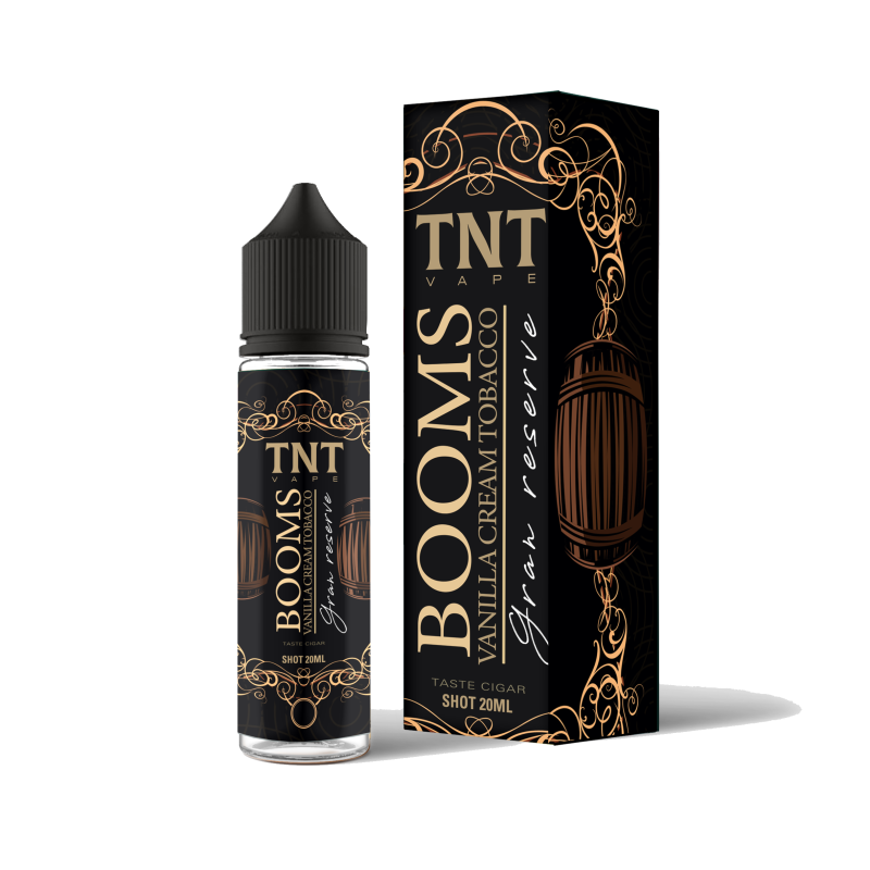 BOOMS Vanilla Cream Tobacco Gran Reserve 20ml TNT VAPE ⋆ Farmacondo