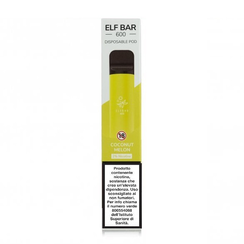 ELFBAR 600 PUFF COCONUT MELON SIGARETTA USA E GETTA ⋆ Farmacondo